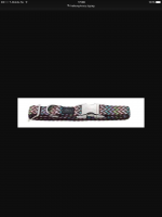 Super gave zigzag halsband maat S